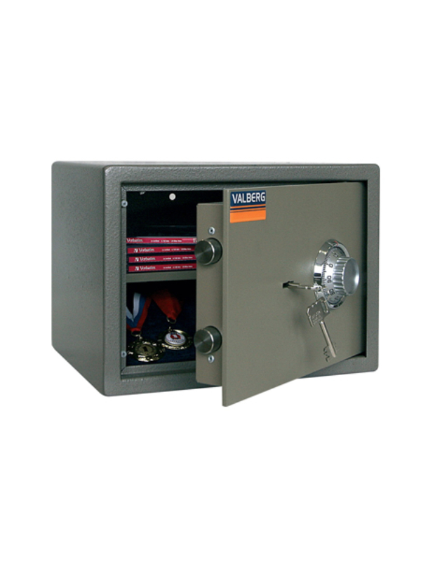 Метален антивзломен сейф Valberg ASM-25 KL+CL