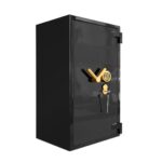 Комбиниран метален луксозен сейф Valberg Fort М-99 Gold KL+EL Клас 3 черна перла