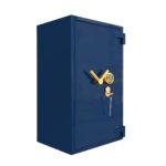 Комбиниран метален луксозен сейф Valberg Fort М-99 Gold KL+EL Клас 3 синя перла