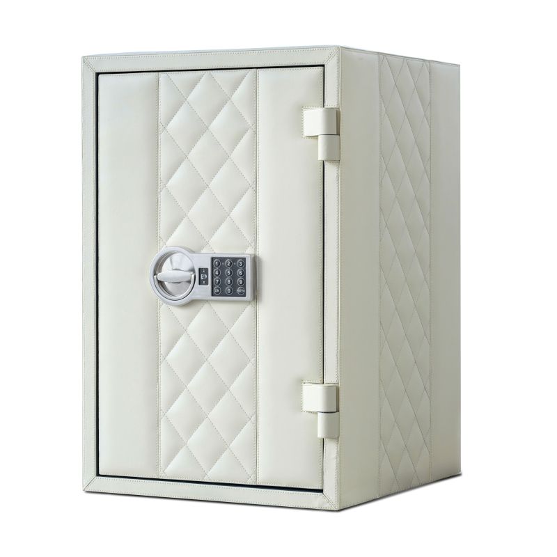 product_6426 Комбиниран метален луксозен сейф Valberg BRF-67 Gold EL кожа екрю - Image 1