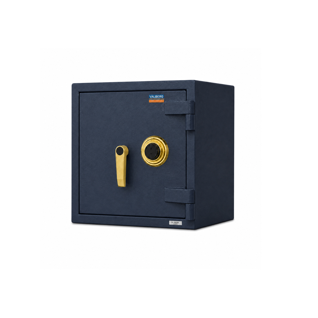 Метален луксозен сейф Valberg Bastion-46 Gold CL Клас 2 син-1 Метален луксозен сейф Valberg Bastion-46 Gold CL Клас 2 син - Image 1