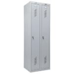 Метален гардероб Praktic LS 21-80 с две врати 183 х 82 х 50 см 2