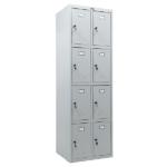 Метален гардероб Praktic LS 24 с осем врати 183 x 60 x 50 см