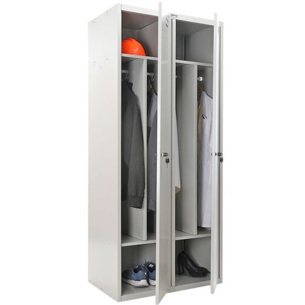 Метален гардероб с две врати LS 21-80 D 2