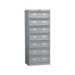 Метална картотека Praktic AFC 07 /133 x 51 x 63 см/